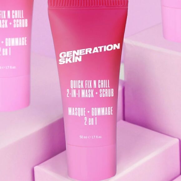 Generation Skin Quick Fix &Chill 2 in 1 Mask Scrub to exfoliate, detox & balance - Picture 5 of 7